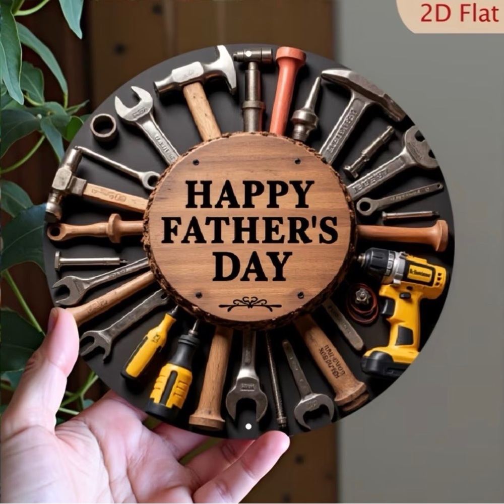 Father's Day Tool Decor Plaque